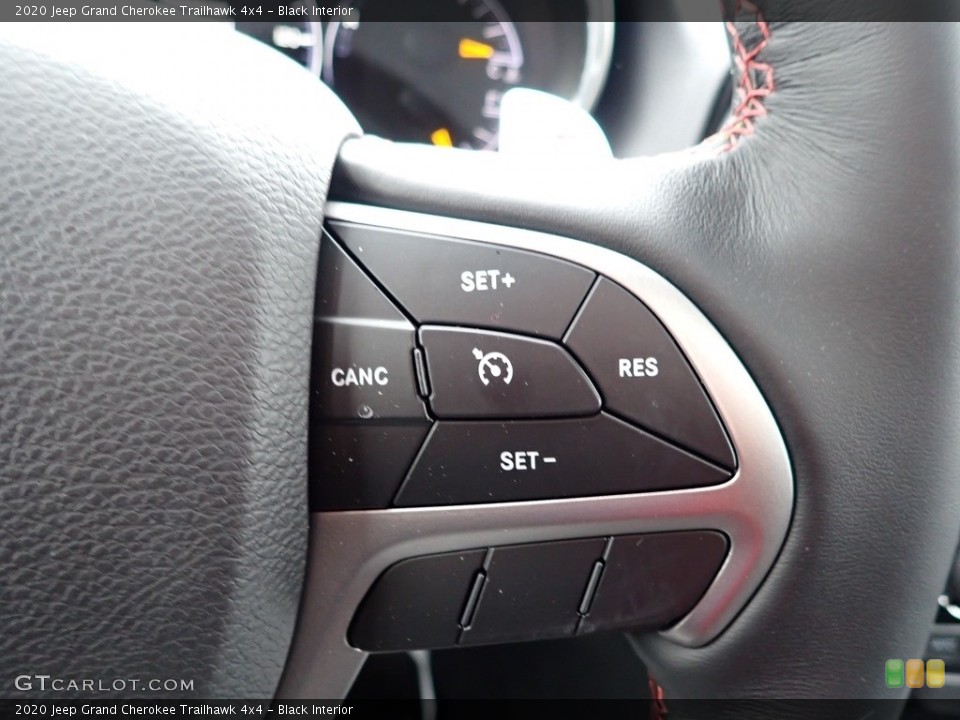 Black Interior Steering Wheel for the 2020 Jeep Grand Cherokee Trailhawk 4x4 #136643911