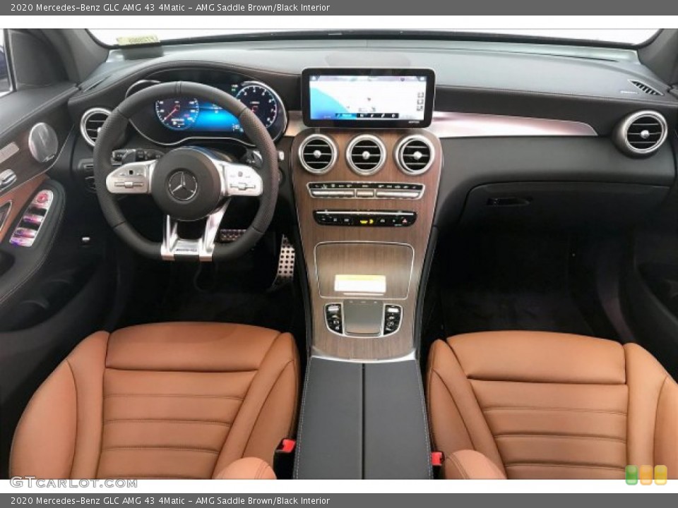 AMG Saddle Brown/Black Interior Dashboard for the 2020 Mercedes-Benz GLC AMG 43 4Matic #136645081