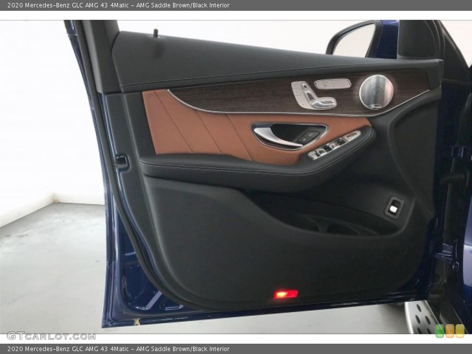 AMG Saddle Brown/Black Interior Door Panel for the 2020 Mercedes-Benz GLC AMG 43 4Matic #136645126