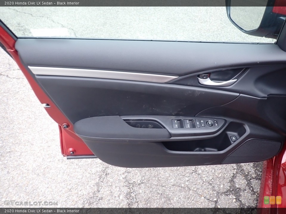 Black Interior Door Panel for the 2020 Honda Civic LX Sedan #136655876