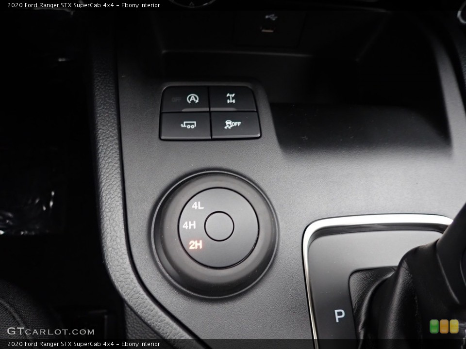 Ebony Interior Controls for the 2020 Ford Ranger STX SuperCab 4x4 #136658330