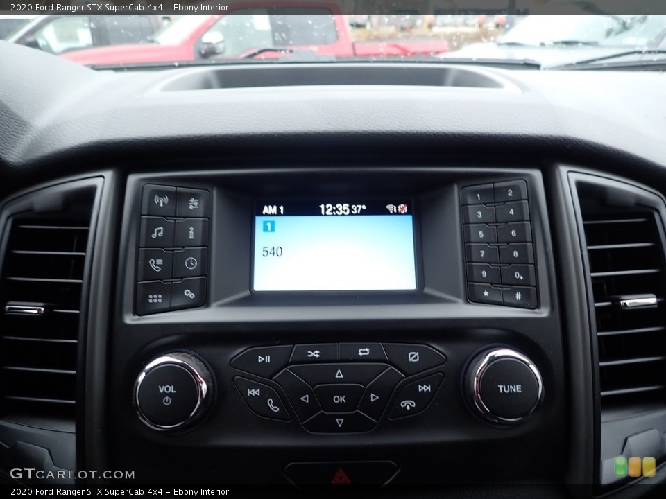 Ebony Interior Controls for the 2020 Ford Ranger STX SuperCab 4x4 #136658360