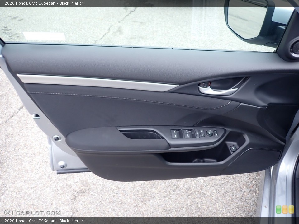 Black Interior Door Panel for the 2020 Honda Civic EX Sedan #136658684