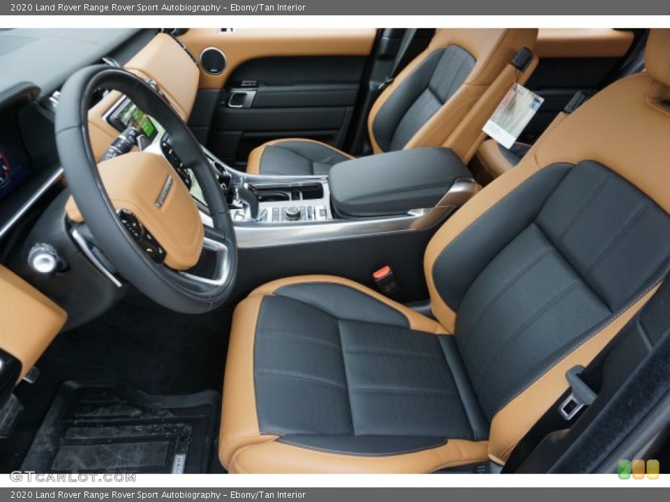 Ebony/Tan Interior Photo for the 2020 Land Rover Range Rover Sport Autobiography #136660055