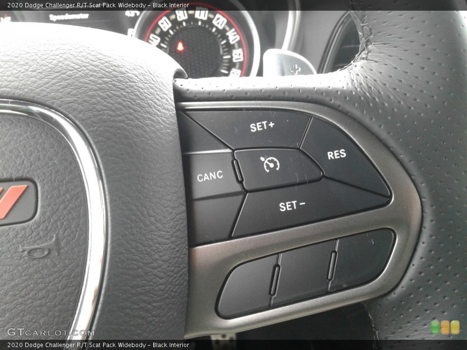 Black Interior Steering Wheel for the 2020 Dodge Challenger R/T Scat Pack Widebody #136663205