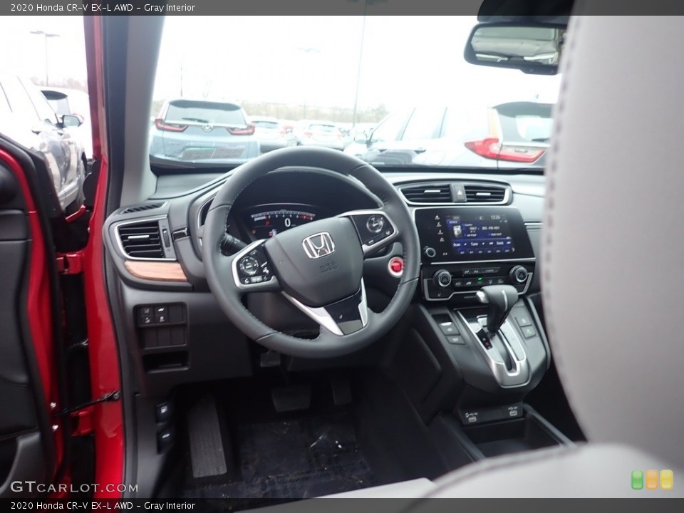 Gray Interior Dashboard for the 2020 Honda CR-V EX-L AWD #136666184