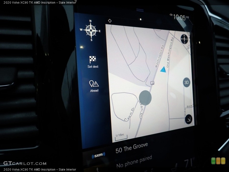 Slate Interior Navigation for the 2020 Volvo XC90 T6 AWD Inscription #136671961