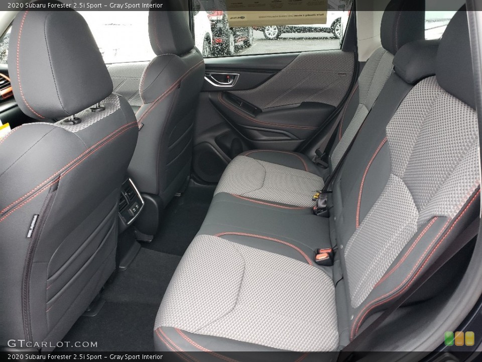 Gray Sport Interior Rear Seat for the 2020 Subaru Forester 2.5i Sport #136672243