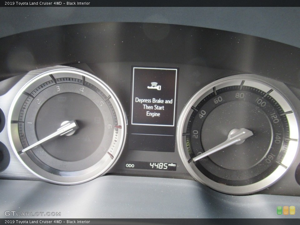 Black Interior Gauges for the 2019 Toyota Land Cruiser 4WD #136674202