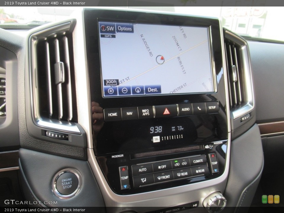 Black Interior Navigation for the 2019 Toyota Land Cruiser 4WD #136674241
