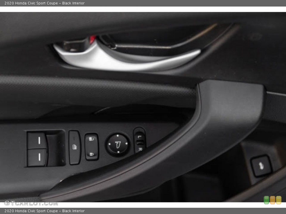 Black Interior Controls for the 2020 Honda Civic Sport Coupe #136674265