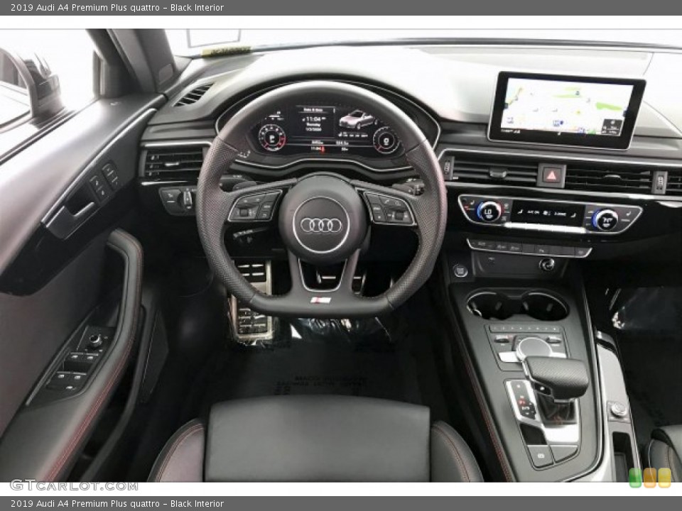 Black Interior Dashboard for the 2019 Audi A4 Premium Plus quattro #136685095