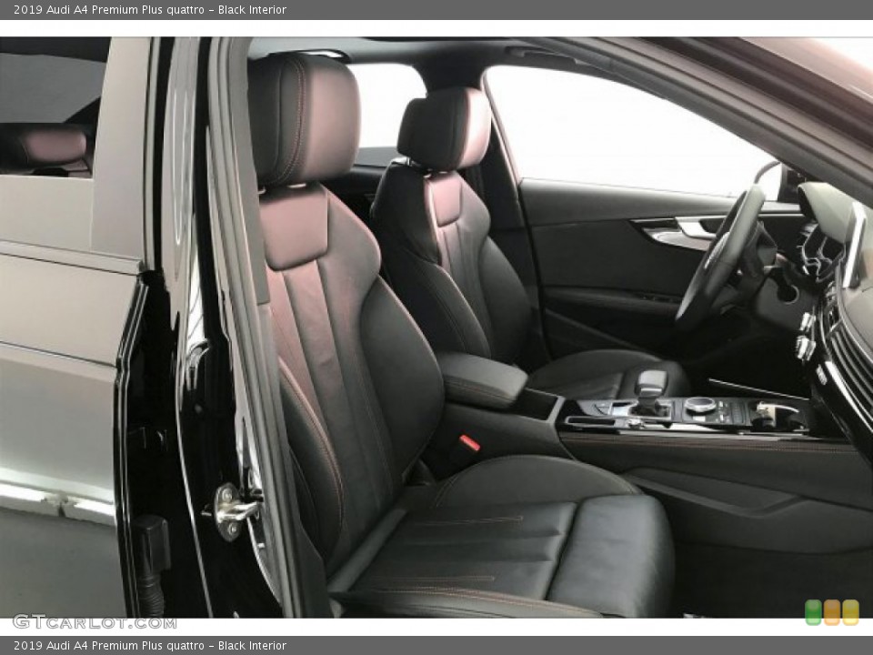 Black Interior Front Seat for the 2019 Audi A4 Premium Plus quattro #136685134