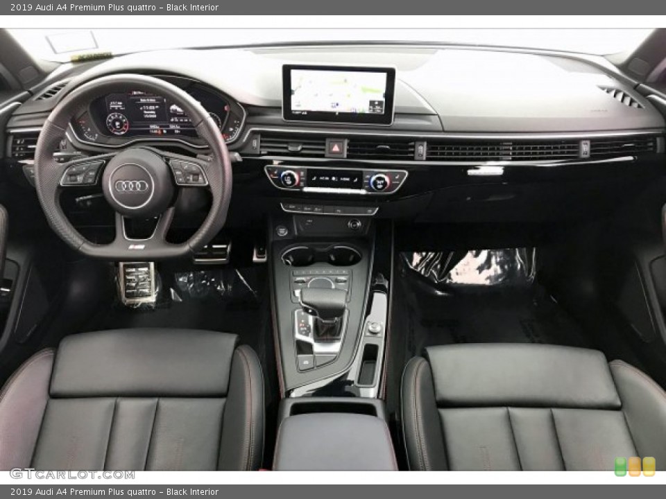 Black Interior Front Seat for the 2019 Audi A4 Premium Plus quattro #136685341