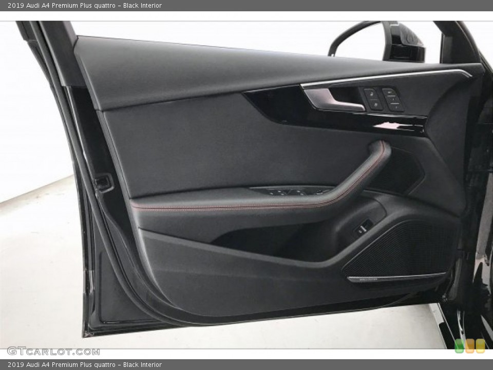 Black Interior Door Panel for the 2019 Audi A4 Premium Plus quattro #136685476