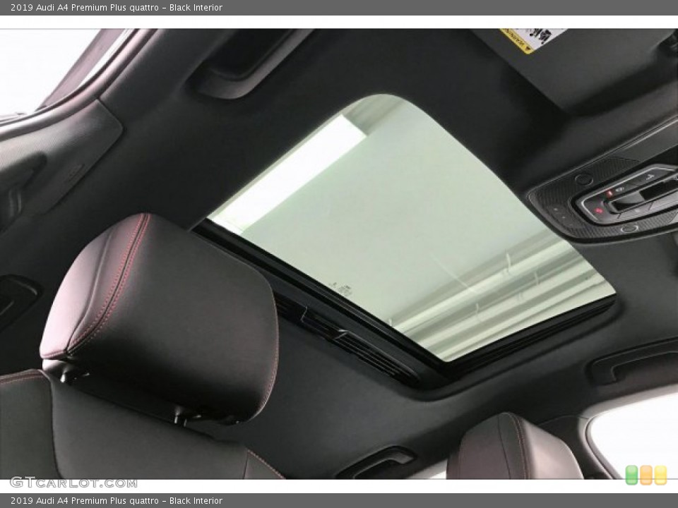 Black Interior Sunroof for the 2019 Audi A4 Premium Plus quattro #136685542