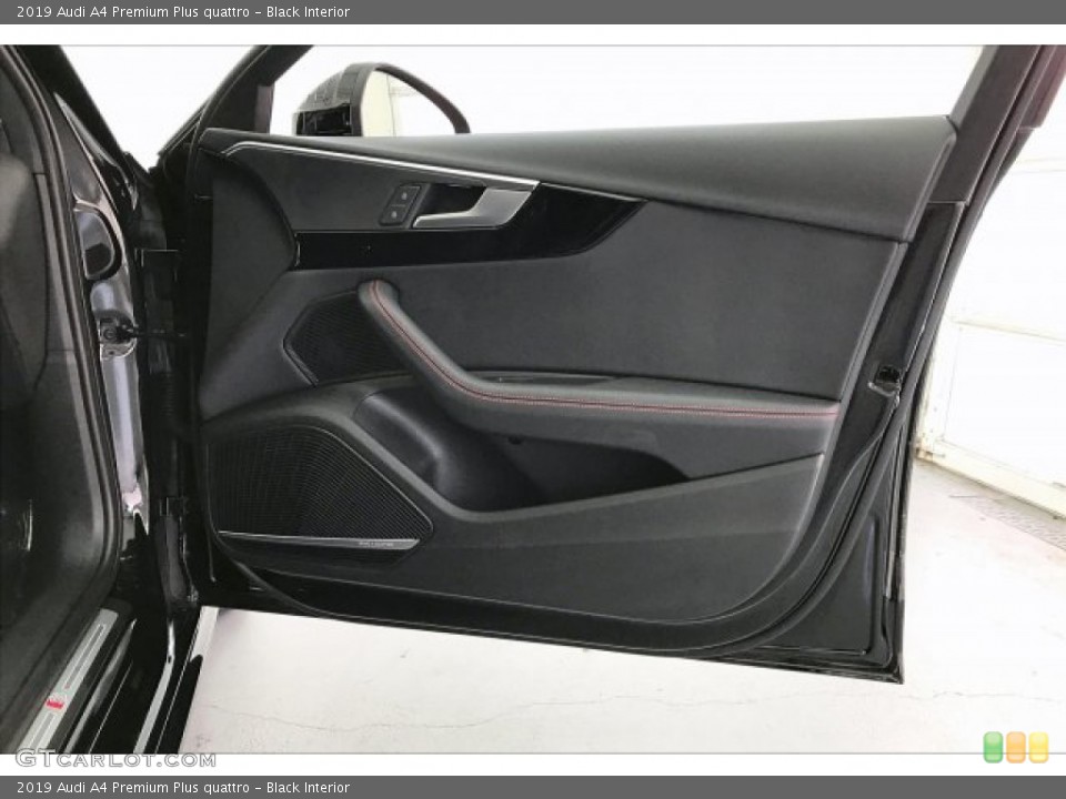 Black Interior Door Panel for the 2019 Audi A4 Premium Plus quattro #136685563