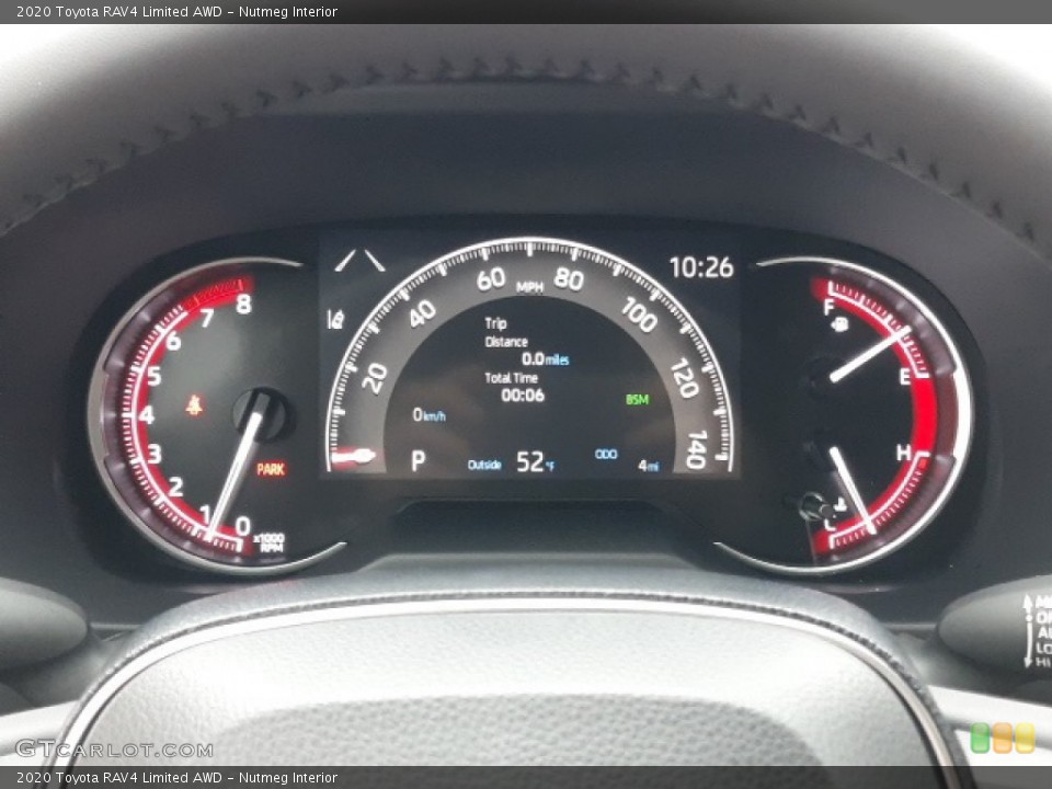 Nutmeg Interior Gauges for the 2020 Toyota RAV4 Limited AWD #136685779