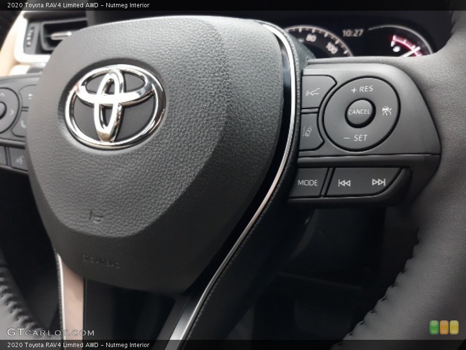 Nutmeg Interior Steering Wheel for the 2020 Toyota RAV4 Limited AWD #136685818