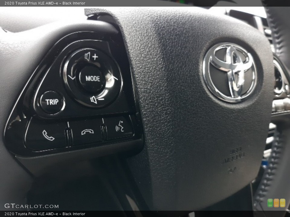 Black Interior Steering Wheel for the 2020 Toyota Prius XLE AWD-e #136687330