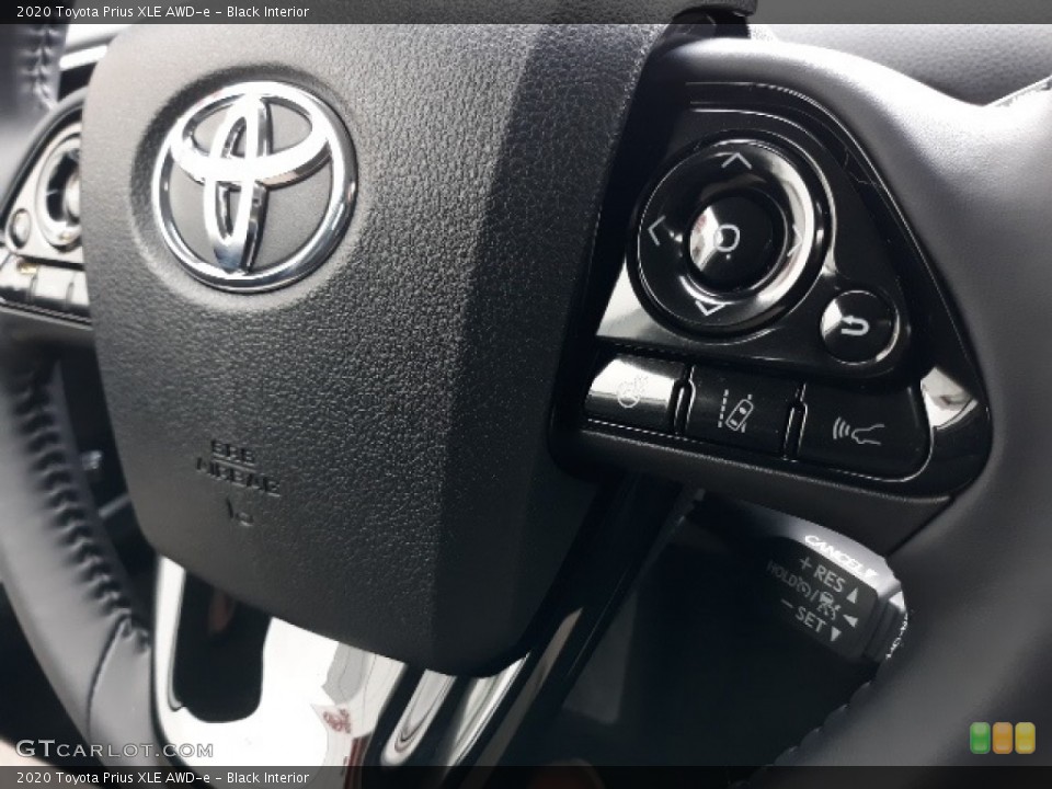Black Interior Steering Wheel for the 2020 Toyota Prius XLE AWD-e #136687351