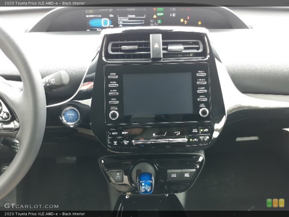 Black Interior Controls for the 2020 Toyota Prius XLE AWD-e #136687384