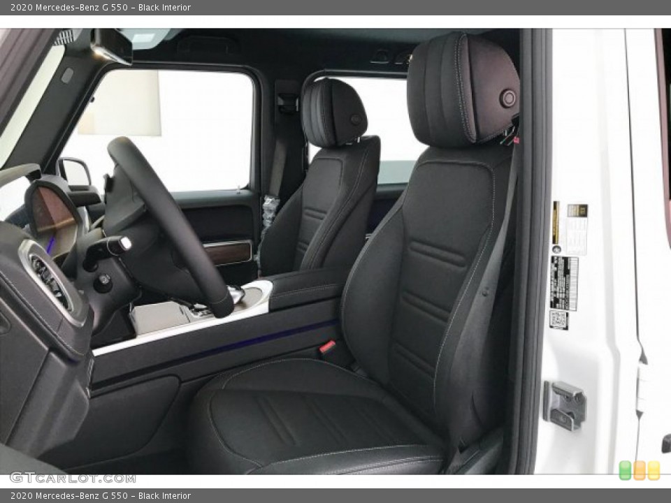 Black Interior Front Seat for the 2020 Mercedes-Benz G 550 #136688218