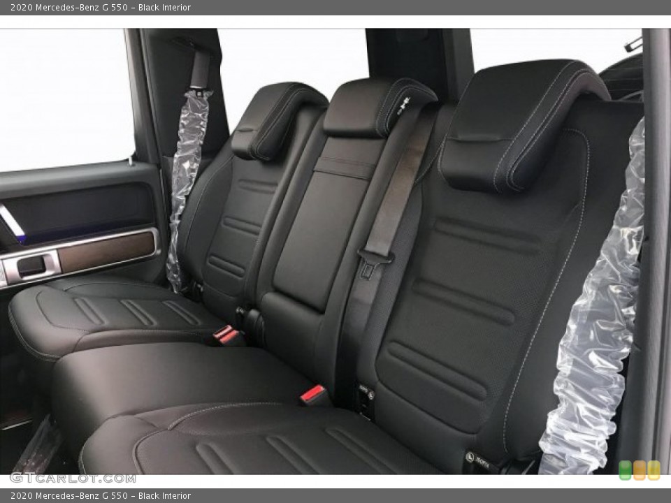 Black Interior Rear Seat for the 2020 Mercedes-Benz G 550 #136688230