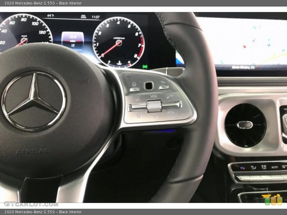 Black Interior Steering Wheel for the 2020 Mercedes-Benz G 550 #136688272