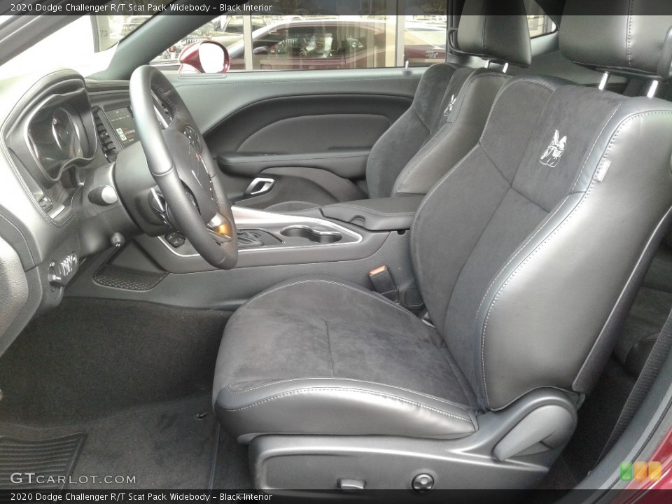 Black Interior Front Seat for the 2020 Dodge Challenger R/T Scat Pack Widebody #136691841