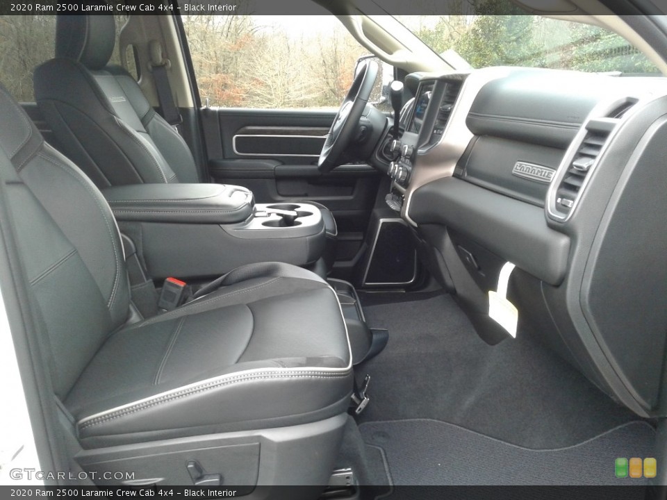 Black Interior Front Seat for the 2020 Ram 2500 Laramie Crew Cab 4x4 #136693215