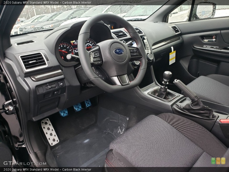 Carbon Black Interior Photo for the 2020 Subaru WRX  #136693467
