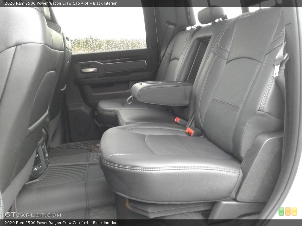 Black Interior Rear Seat for the 2020 Ram 2500 Power Wagon Crew Cab 4x4 #136693510
