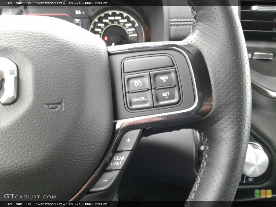 Black Interior Steering Wheel for the 2020 Ram 2500 Power Wagon Crew Cab 4x4 #136693617