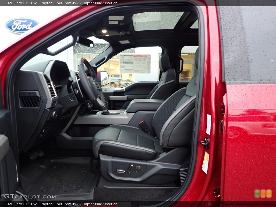 Raptor Black Interior Front Seat for the 2020 Ford F150 SVT Raptor SuperCrew 4x4 #136695430