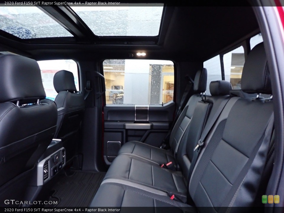 Raptor Black Interior Rear Seat for the 2020 Ford F150 SVT Raptor SuperCrew 4x4 #136695454