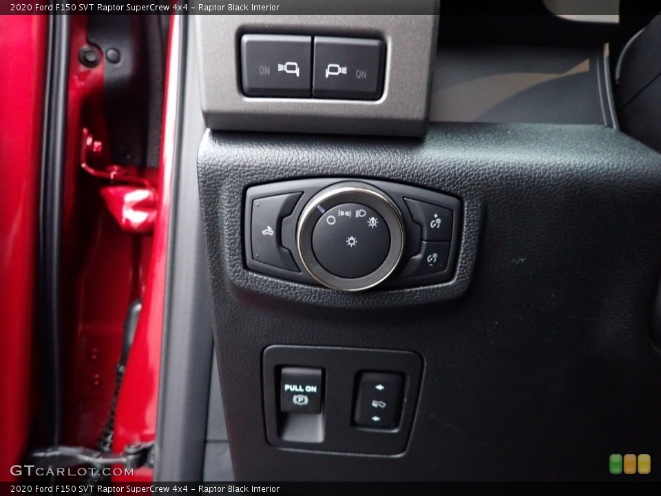 Raptor Black Interior Controls for the 2020 Ford F150 SVT Raptor SuperCrew 4x4 #136695547
