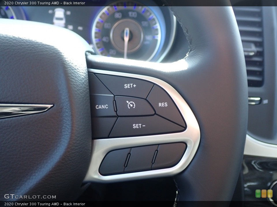 Black Interior Steering Wheel for the 2020 Chrysler 300 Touring AWD #136700724