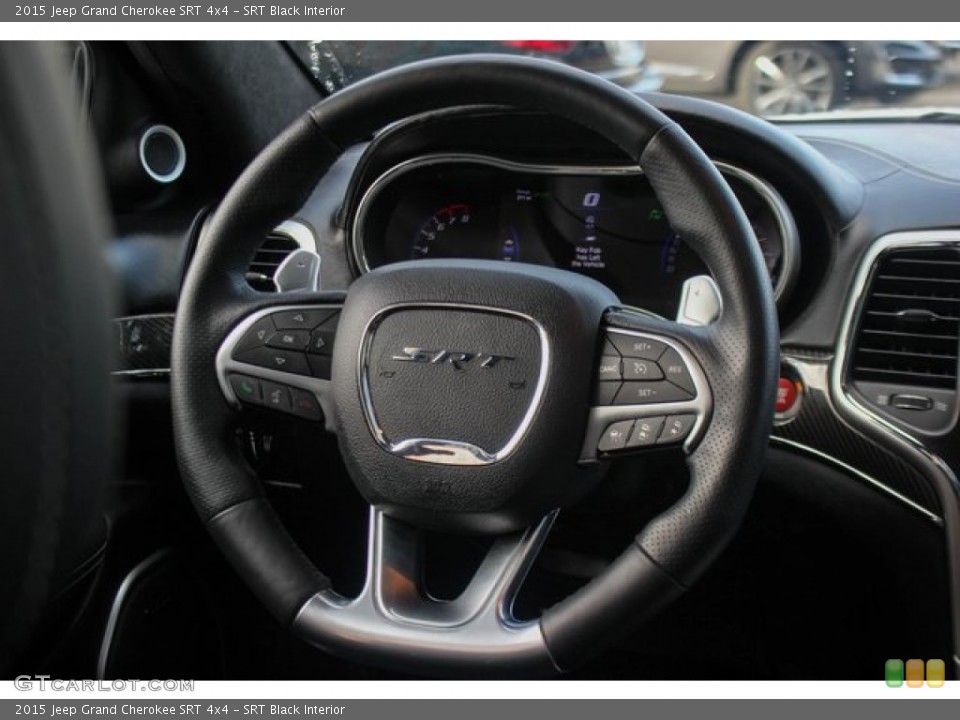 SRT Black Interior Steering Wheel for the 2015 Jeep Grand Cherokee SRT 4x4 #136705110