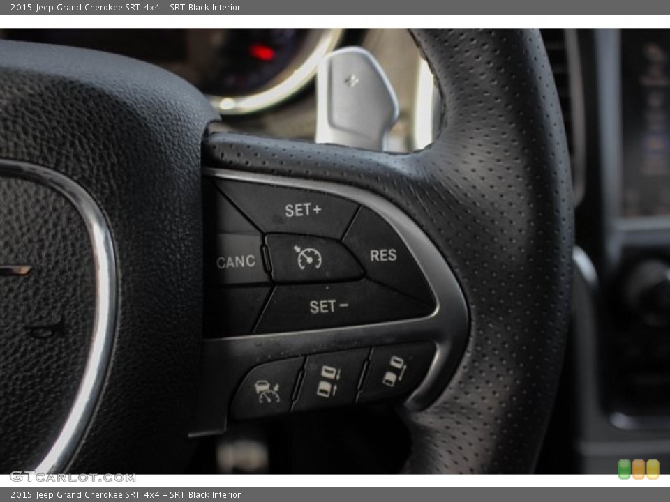 SRT Black Interior Steering Wheel for the 2015 Jeep Grand Cherokee SRT 4x4 #136705236