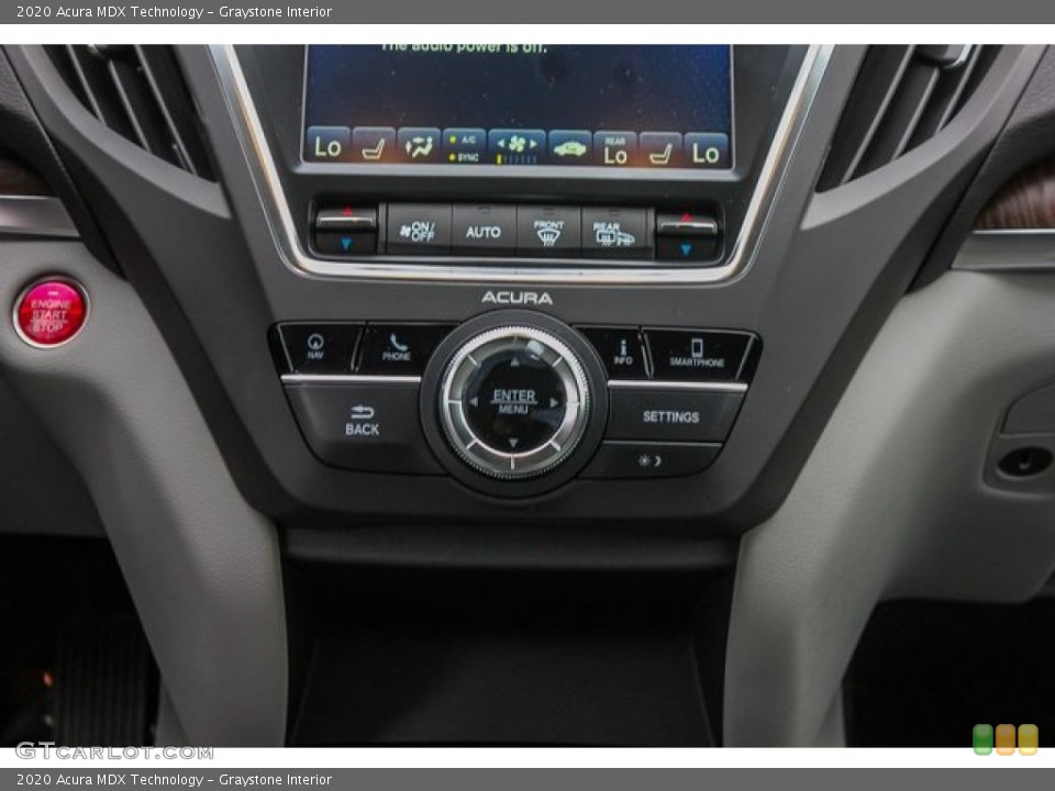 Graystone Interior Controls for the 2020 Acura MDX Technology #136708773