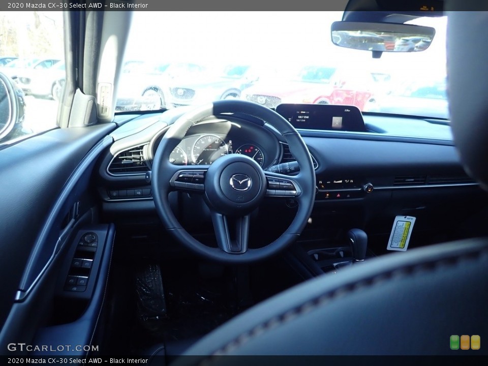 Black Interior Steering Wheel for the 2020 Mazda CX-30 Select AWD #136710201