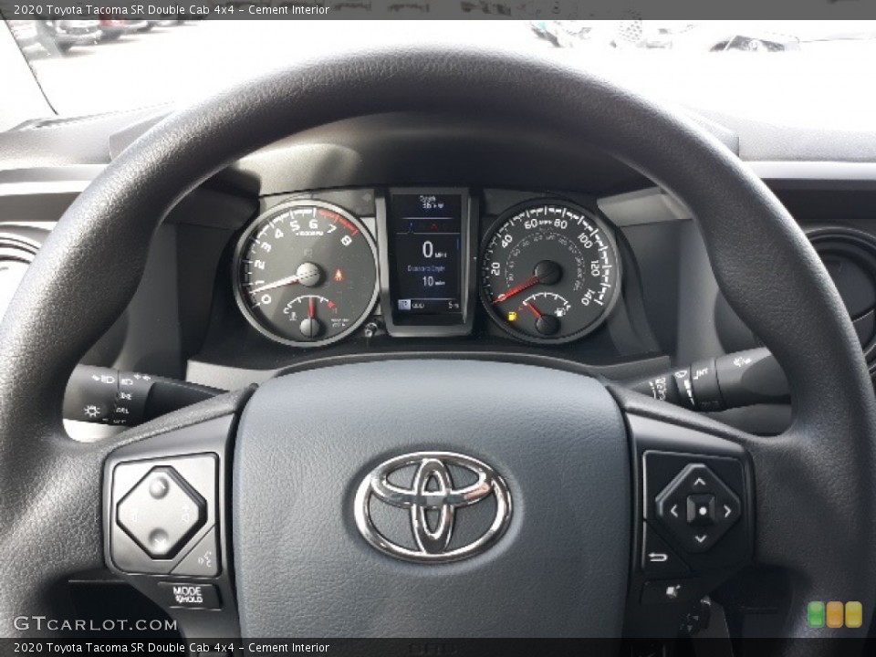 Cement Interior Steering Wheel for the 2020 Toyota Tacoma SR Double Cab 4x4 #136710795