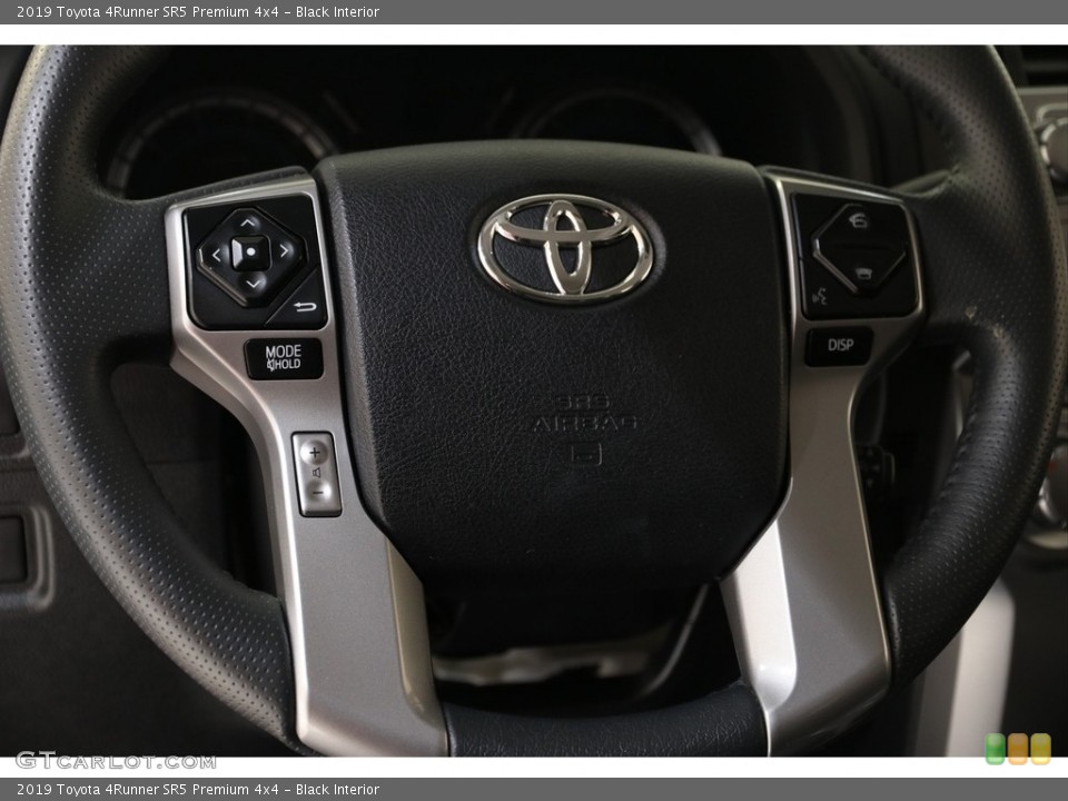 Black Interior Steering Wheel for the 2019 Toyota 4Runner SR5 Premium 4x4 #136711500