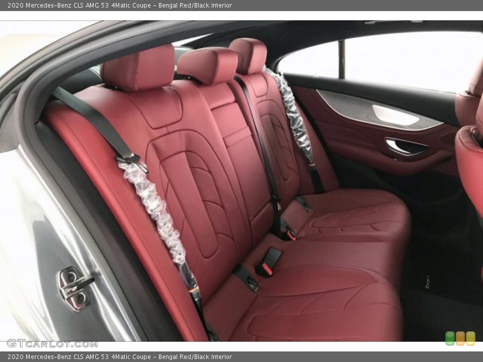 Bengal Red/Black Interior Rear Seat for the 2020 Mercedes-Benz CLS AMG 53 4Matic Coupe #136711995