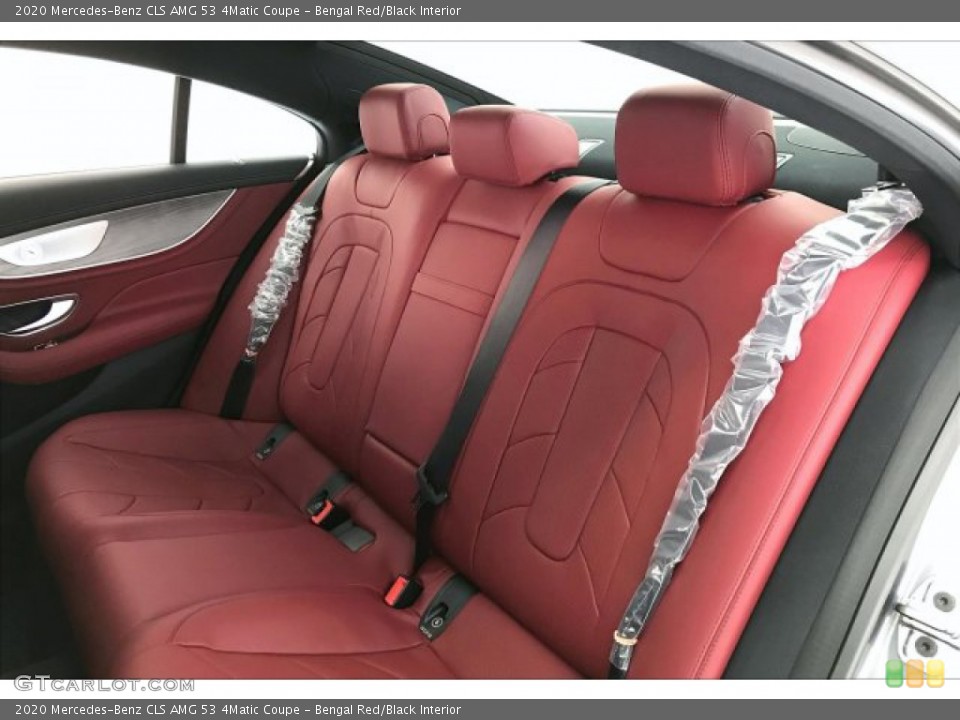 Bengal Red/Black Interior Rear Seat for the 2020 Mercedes-Benz CLS AMG 53 4Matic Coupe #136712037