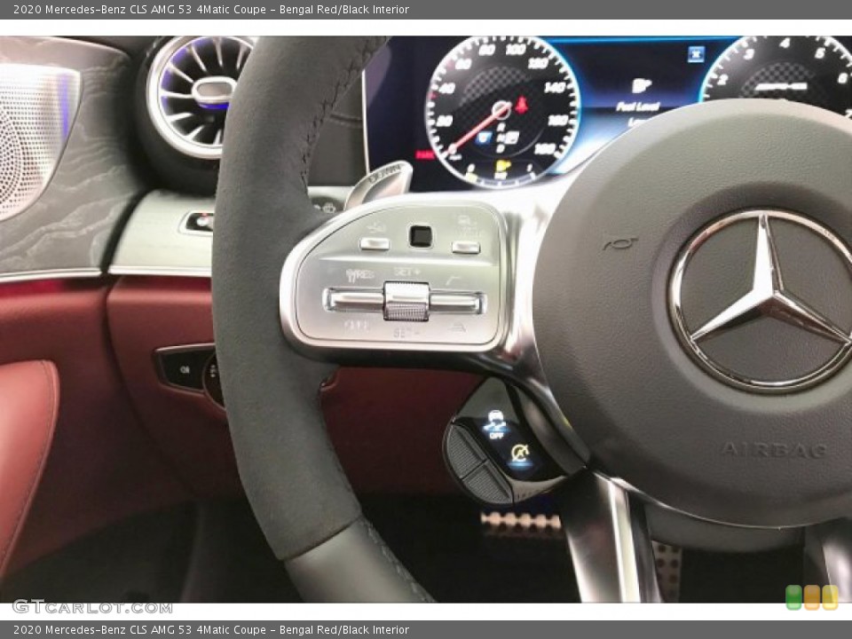 Bengal Red/Black Interior Steering Wheel for the 2020 Mercedes-Benz CLS AMG 53 4Matic Coupe #136712100
