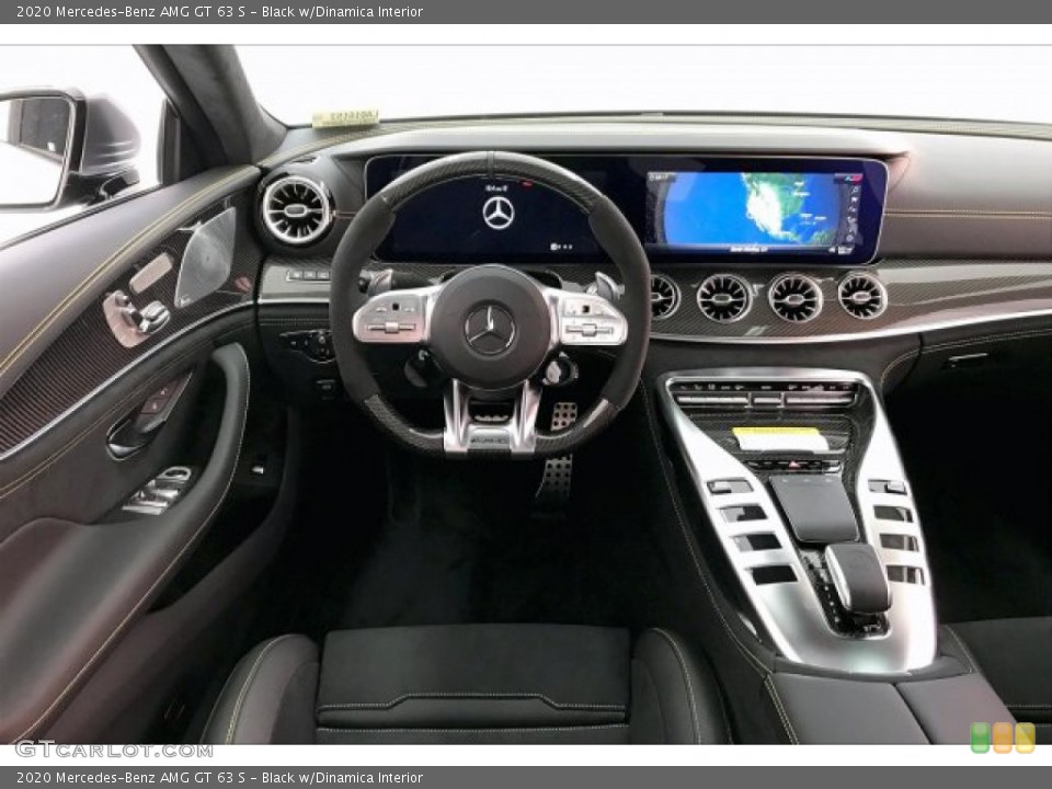 Black w/Dinamica Interior Dashboard for the 2020 Mercedes-Benz AMG GT 63 S #136712724