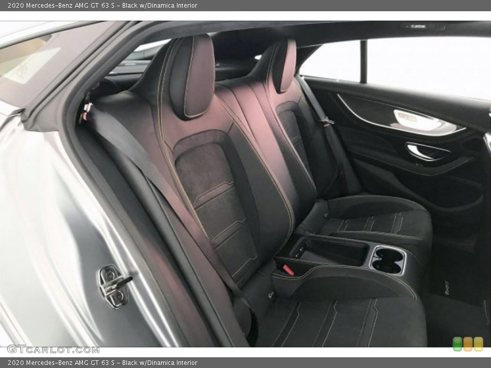 Black w/Dinamica Interior Rear Seat for the 2020 Mercedes-Benz AMG GT 63 S #136712910