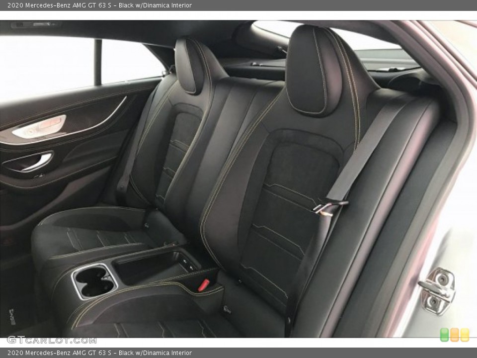 Black w/Dinamica Interior Rear Seat for the 2020 Mercedes-Benz AMG GT 63 S #136712949
